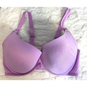 Angelina Lilac Purple Molded Cup Underwire Bra 38DD B201DD_BOW_6_38DD